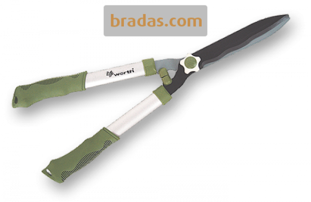 KT-W1127 Ножницы для кустов &quot;STANDART-TEFLON&quot; с волнистыми лезвиями 